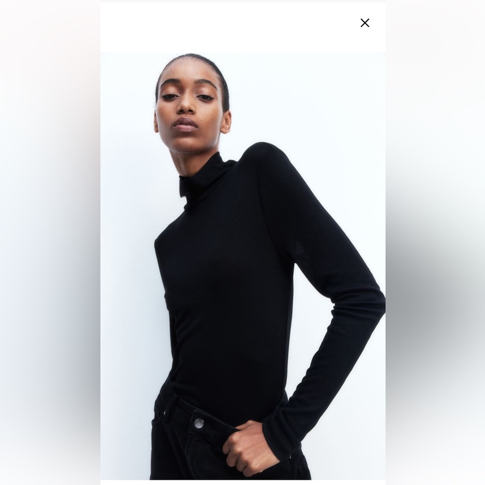 Black turtleneck